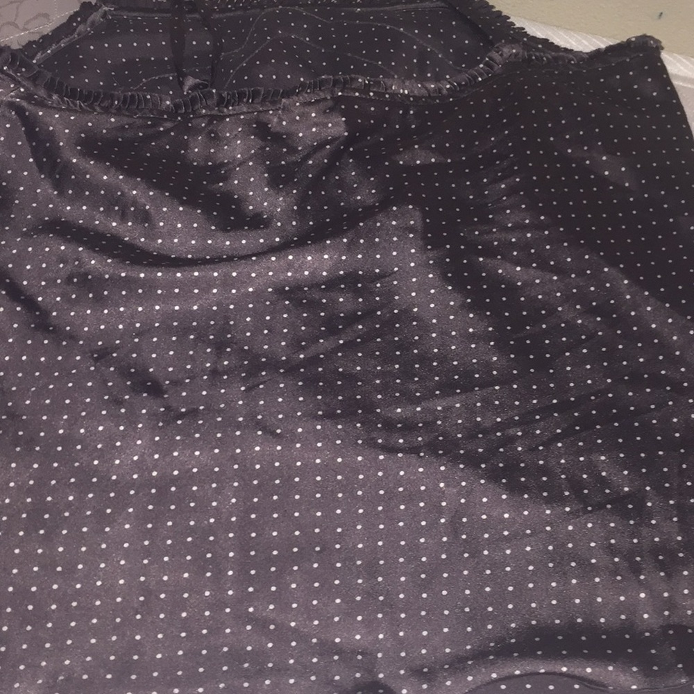 Polyester pajama Top. - Picture 3 of 3